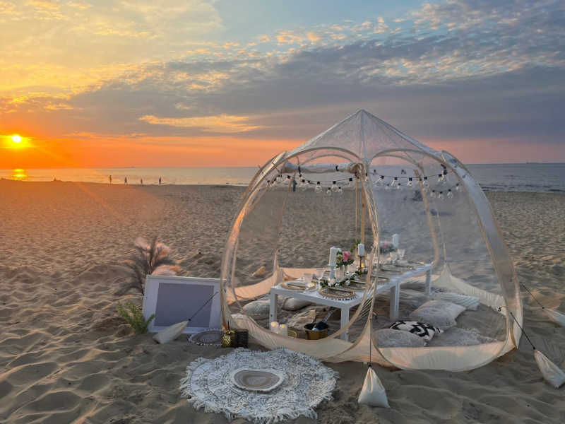 bubble-tent-gdansk-luksusowe-pikniki zdjęcie prezentacji gdzie wesele